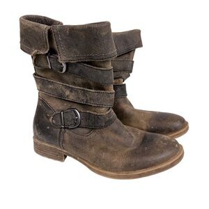 Bed Stu Brown Booties